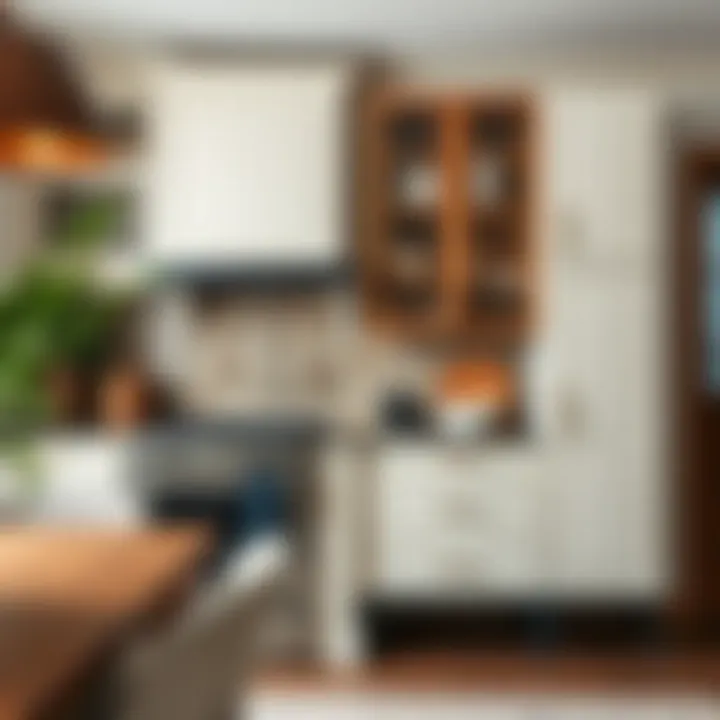 Refurbished cabinets showcasing design trends