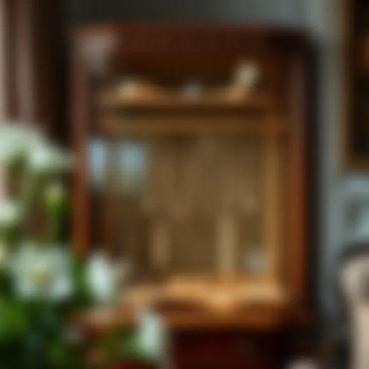 Chic Vintage Jewelry Display Case Chic vintage jewelry display case filled with heirloom pieces