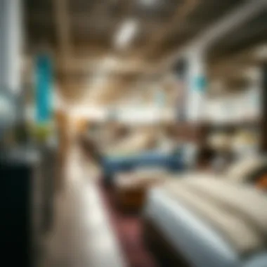 Local Furniture Store with King Size Sets A local Las Vegas furniture store displaying king size bedroom sets