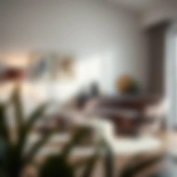 Sophisticated Left Chaise Lounge Design Elegant left chaise lounge in a modern living room setting