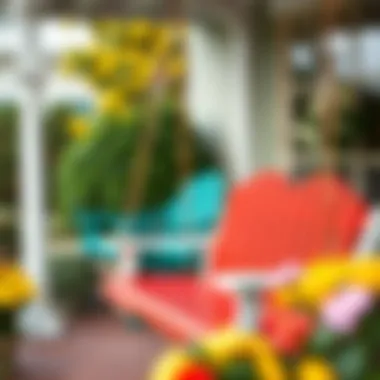 Diverse Styles: Colorful Wood Porch Swings to Suit Any Taste Colorful variations of wood porch swings available for purchase