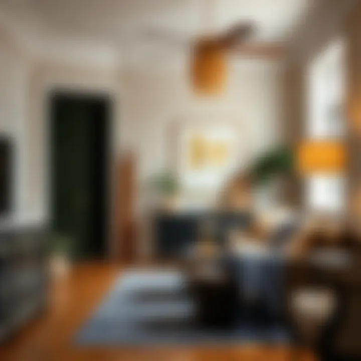 Long Door Hangers in Stylish Interior Long door hangers displayed in a stylish interior setting