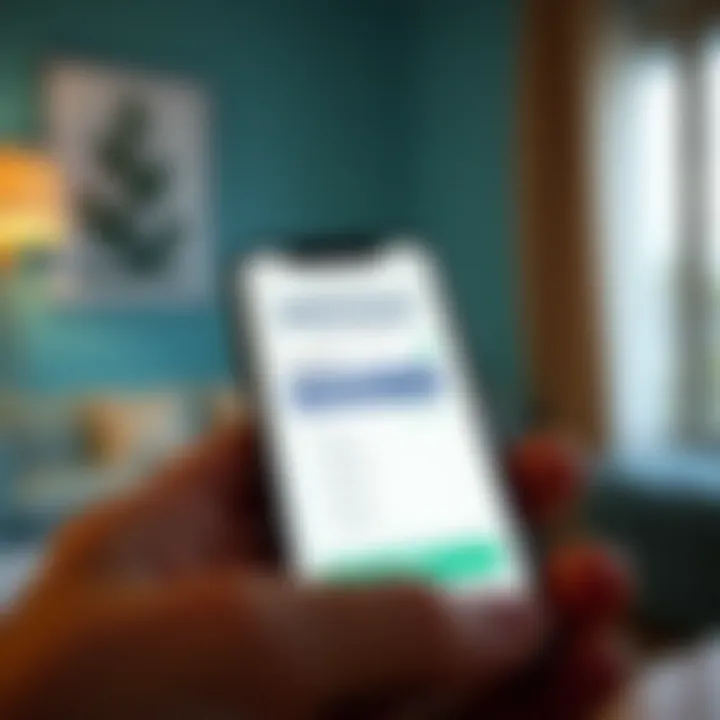 Afterpay Payment Method on Smartphone Illustration of Afterpay payment method on a smartphone screen