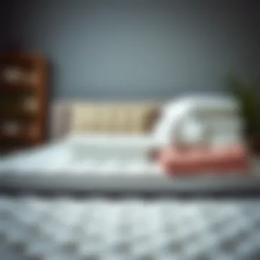 A variety of mattress pads displayed, highlighting different materials and styles.