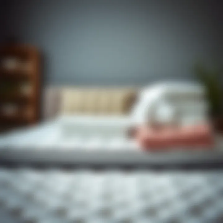 A variety of mattress pads displayed, highlighting different materials and styles.