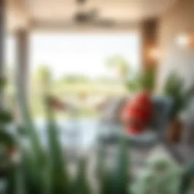 Stylish Metal Glider in Modern Outdoor Style Stylish metal glider in a modern outdoor living space