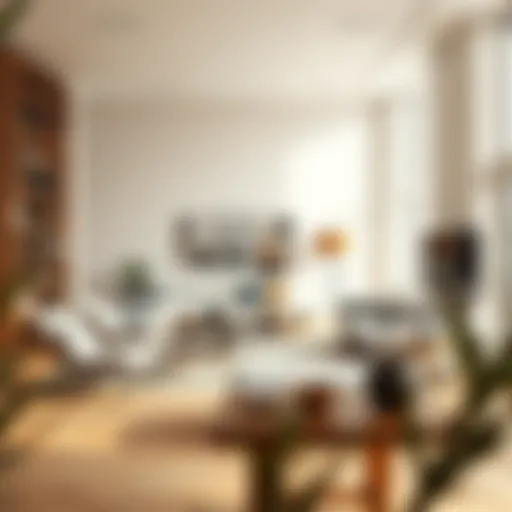 Modern Minimalism in Living Spaces Contemporary living room with minimalist furniture