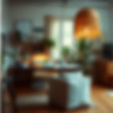 Creating a Cozy Atmosphere with Second-Hand Finds Cozy workspace featuring second-hand furniture