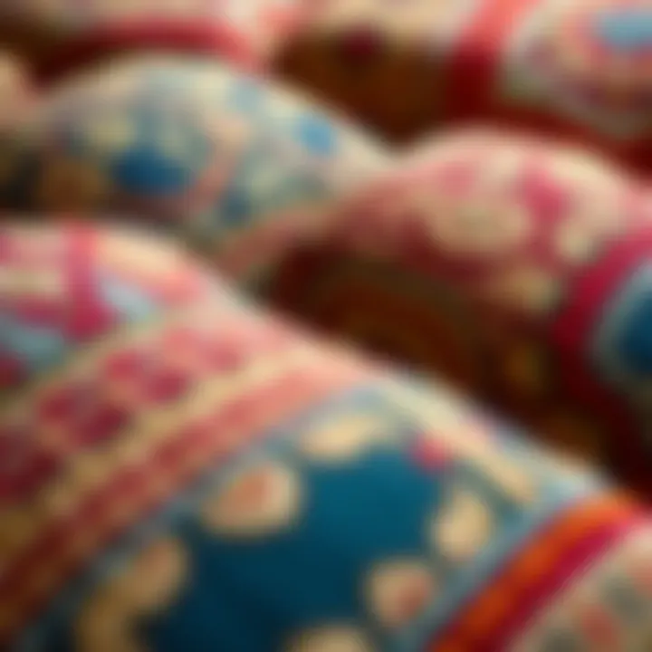 Exquisite Ottoman woven fabric showcasing intricate patterns