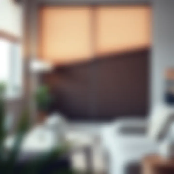 Harmonizing Pleated Blinds with Interior Design Decorative integration of pleated blinds with complementary decor