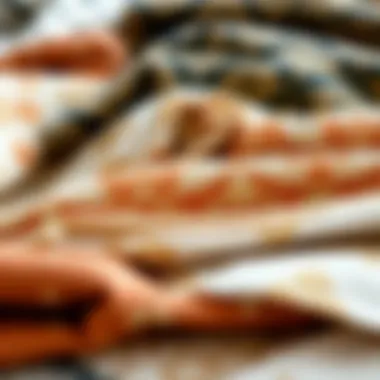 Diverse Fabric Patterns for Slipcovers Close-up of fabric patterns suitable for Queen Anne slipcovers