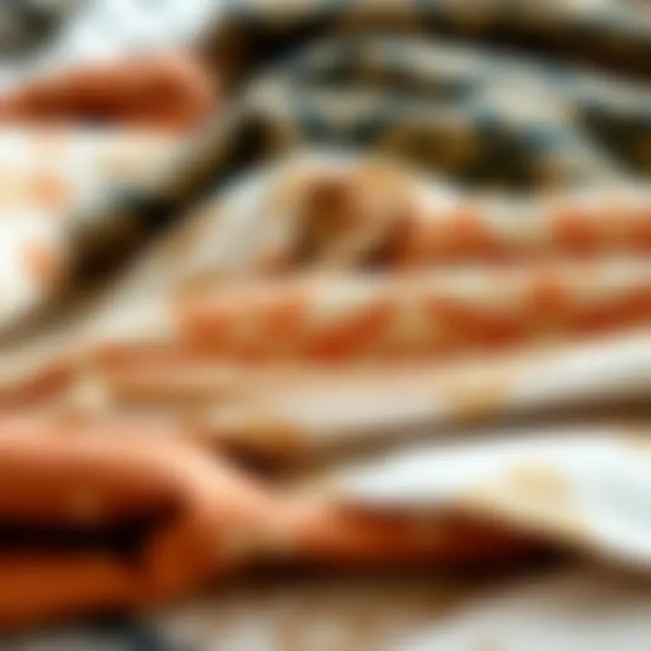 Diverse Fabric Patterns for Slipcovers Close-up of fabric patterns suitable for Queen Anne slipcovers