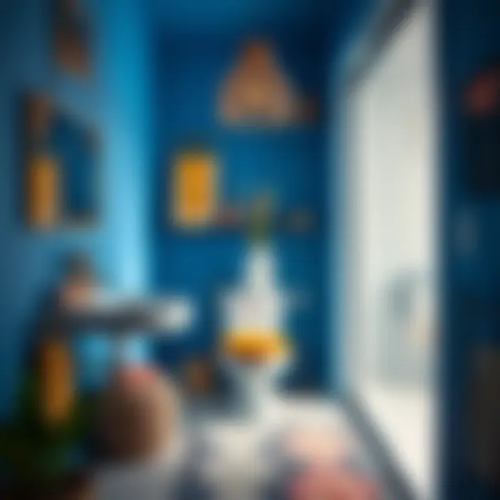 Bold Colors Transforming Small Bathrooms Vibrant small bathroom featuring bold color accents and stylish decor