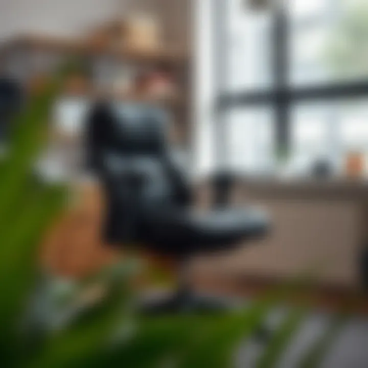 Small office chair designed for maximizing both comfort and productivity