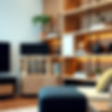 Material Choices for Stereo Shelving Diverse materials used in stereo shelving to enhance aesthetics