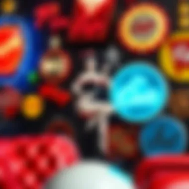 Collage of various pin up metal signs highlighting design variations