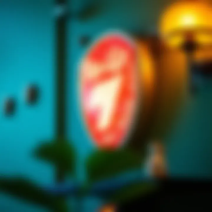 Vintage pin up sign showcasing classic allure