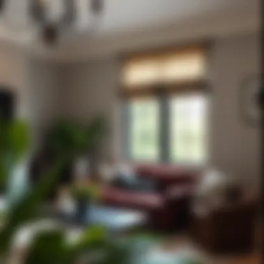 Sophisticated Outside Mount Shade Elegant outside mount shade adding sophistication to a room