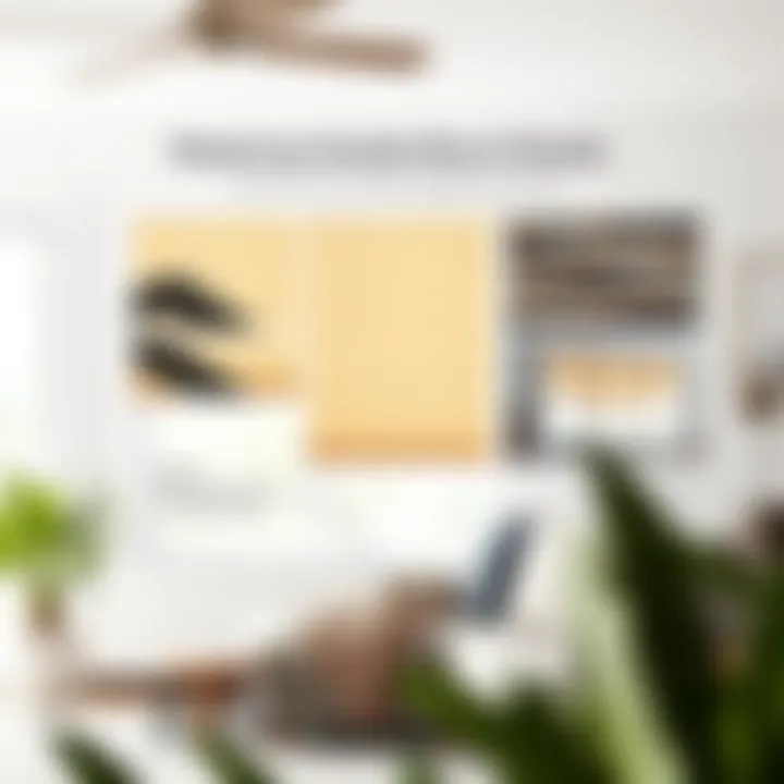 Installation Overview of Outside Mount Shades Diagram illustrating the installation process of outside mount shades