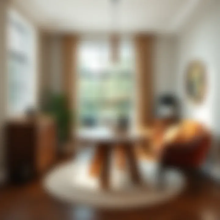 Exploring the Elegance of Round Dining Tables in Natural Wood Introduction