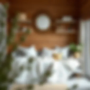 Comfort in Design A cozy reading nook adorned with a white king size blanket
