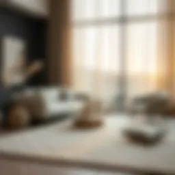 Luxurious 4 x 6 natural rug showcasing unique textures