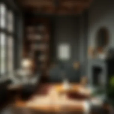 Versatile long low bookcase in a cozy reading nook