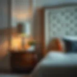 Elegant used night stand showcasing vintage design