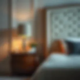 Elegant used night stand showcasing vintage design