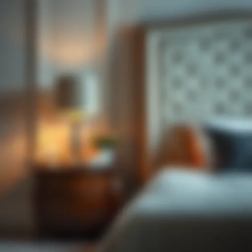 Elegant used night stand showcasing vintage design