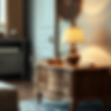 Quality materials used in a restored night stand