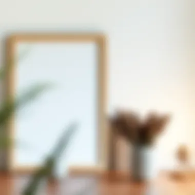 Eco-friendly wooden A2 frame with sustainable materials.