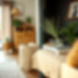 Creative furniture makeover with paper bag wrapping paper