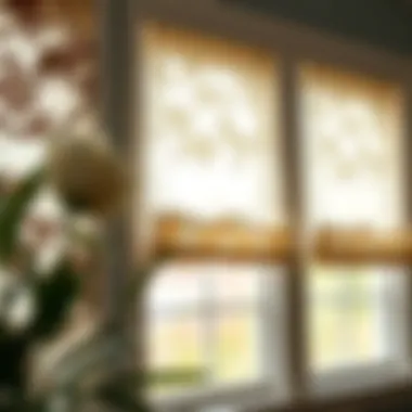 Intricate Designs: The Art of Paper Window Treatments A close-up of intricate paper window treatment designs