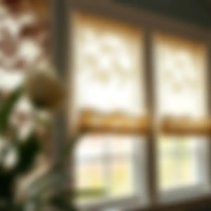 Intricate Designs: The Art of Paper Window Treatments A close-up of intricate paper window treatment designs