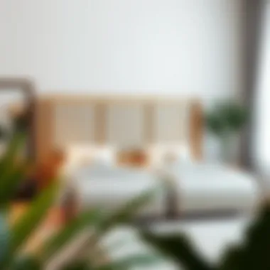 Stylish twin bed arrangement showcasing versatile designs