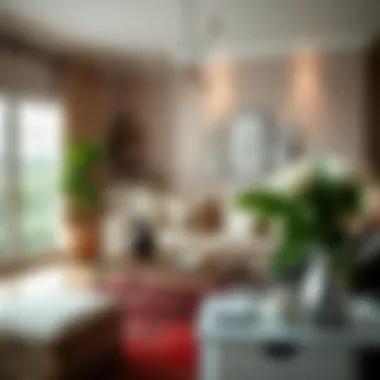 Aesthetic Integration in Home Design A cozy living room featuring decorative storage box baskets that enhance the aesthetic appeal.