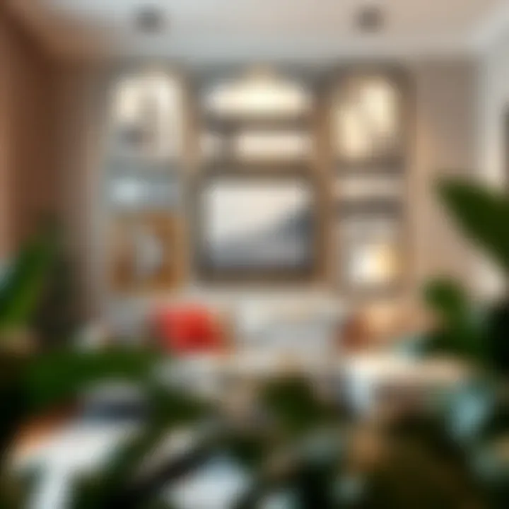 Stylish Integration of Frames in Interior Design Stylish interior featuring multiple 23x33 inch frames