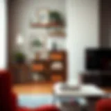 Elegant home organizer showcasing modern design elements