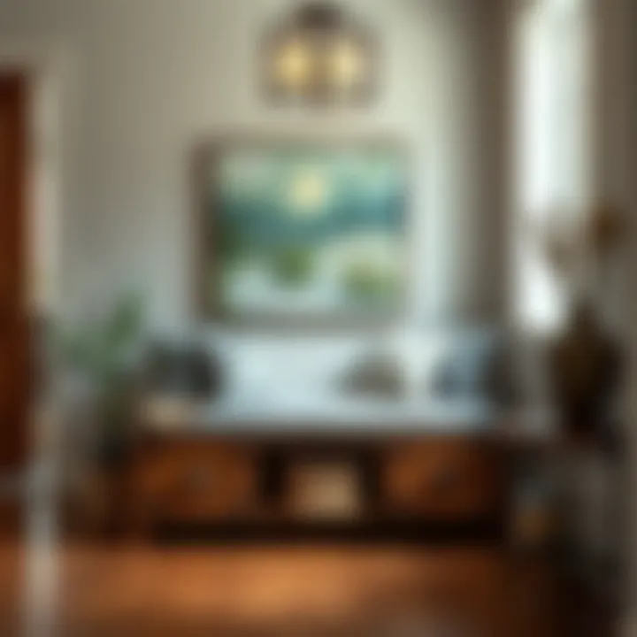 Enhancing Entryway Organization with Functional Furniture Functional foyer bench enhancing space organization