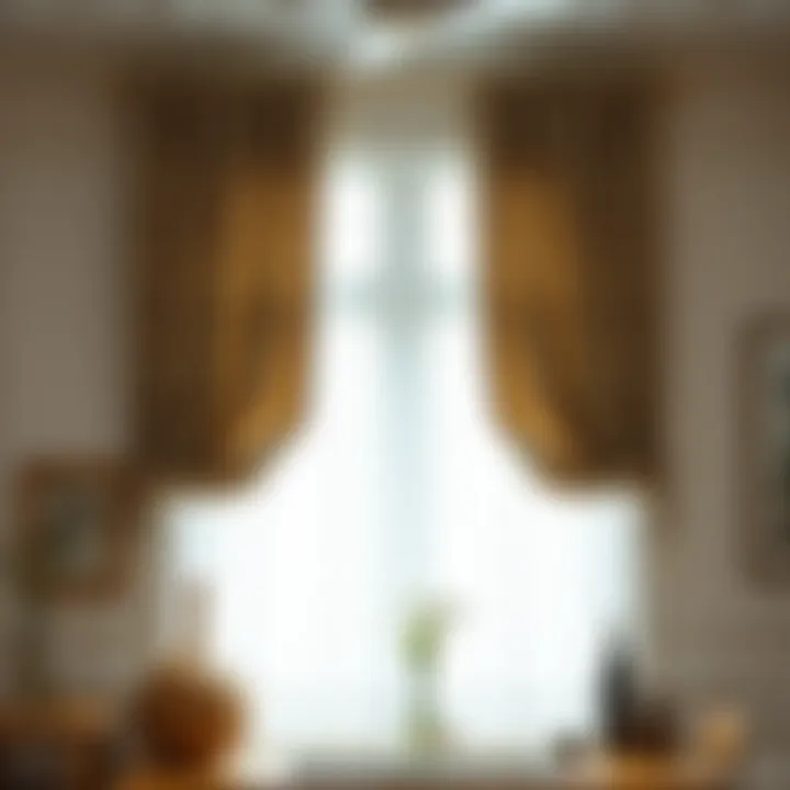 Materials Used for Half Curtains Variety of materials for half curtains in kitchens