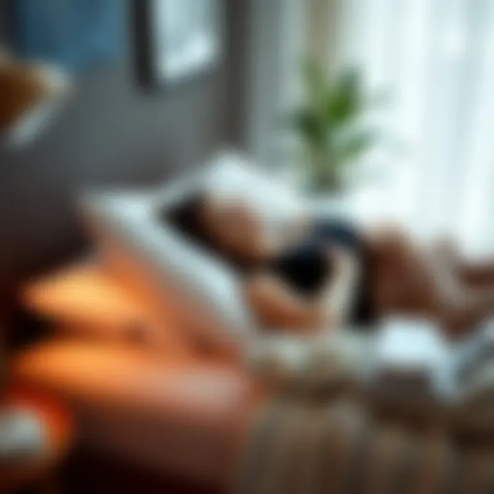 Comfort of Hard Foam Pillows in Use Person relaxing on a hard foam pillow