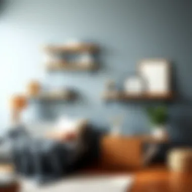 DIY Wood Shelf Installation Guide DIY setup for installing wood wall shelves using industrial planks