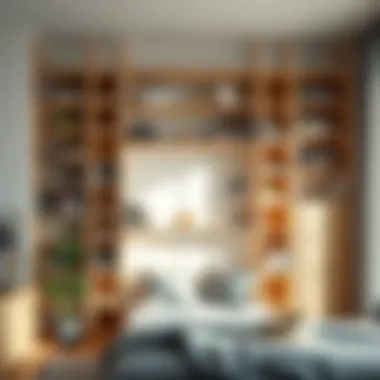 Creative shelving unit maximizing vertical space