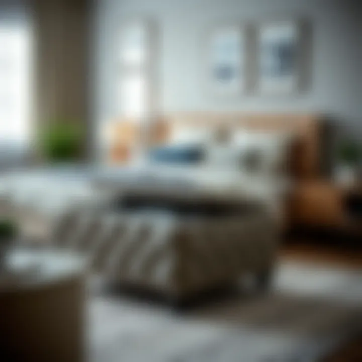 Multi-functional ottoman serving as a storage solution