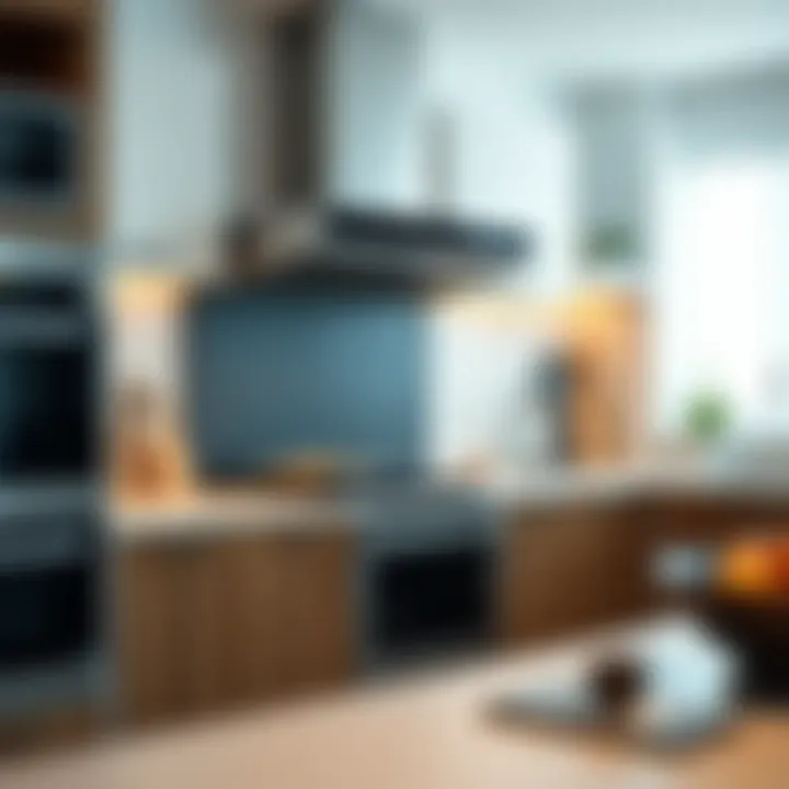 High-tech kitchen appliance exhibiting advanced features