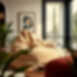 Elegant Lovesac storage bag design showcasing modern aesthetics