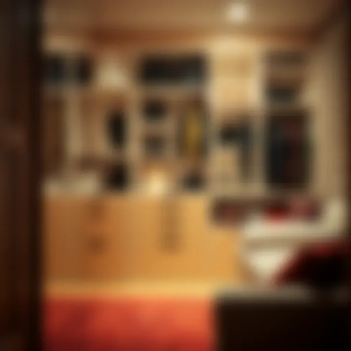 Creative short closet design maximizing vertical space