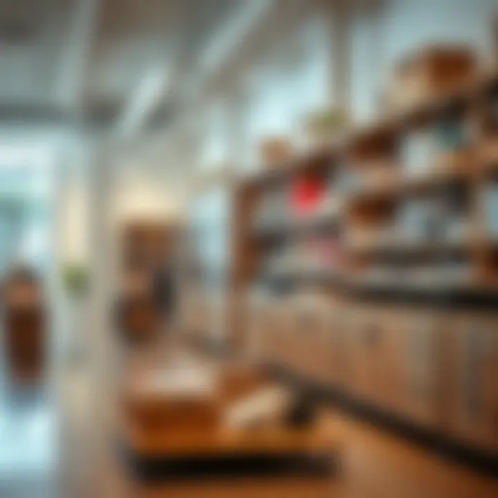 Effective Storage in Modern Retail Modern retail space featuring effective storage solutions