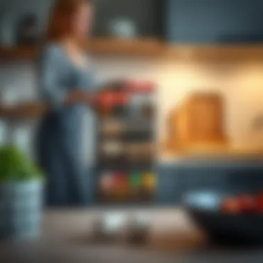 Maximize Space with a Compact Roll Spice Rack Compact roll spice rack optimized for small kitchen spaces